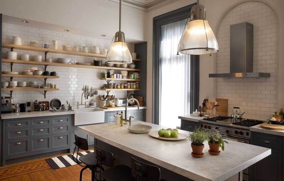 The kitchen in Nancy Meyers' "The Intern 2015" is both contemporary and classic, and it is a dream come true.
