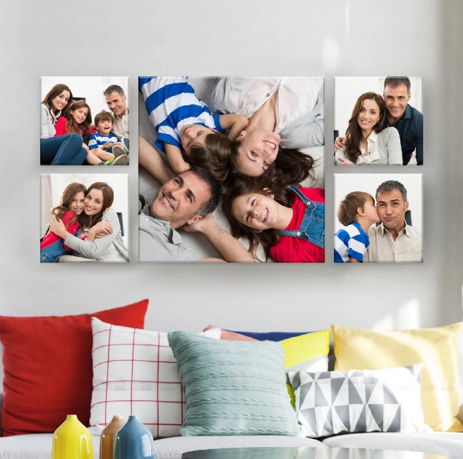 Adding an Edge to Your Family Wall Decor with Oversized Artwork