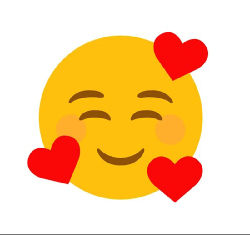The Smiling Face with Three Hearts Emoji Meaning from a Guy