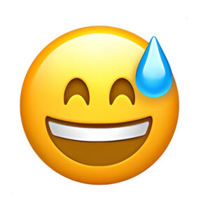 What is the Sweat Emoji?