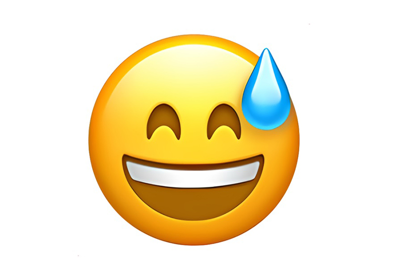 What is the Sweat Emoji?