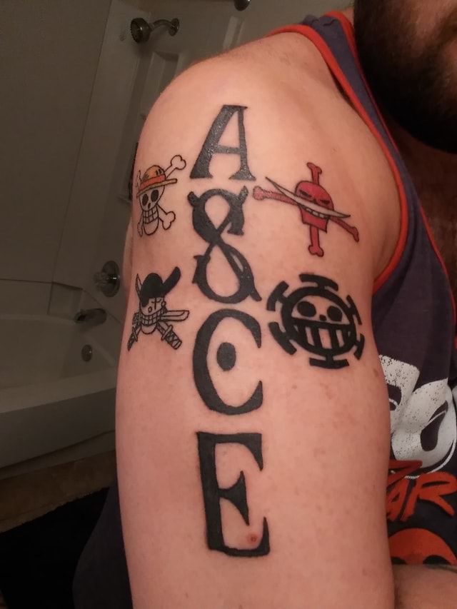 ASCE One Piece Tattoo Meaning A Symbol of Brotherhood and Legacy