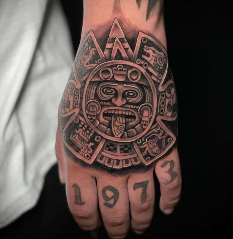 Aztec calendar tattoo meaning in prison