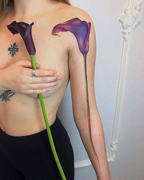 Unlock the Hidden Meaning Behind Calla Lily Tattoos: Symbolic Significance Explained