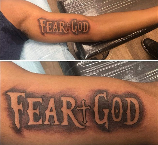 Fear God tattoo meaning