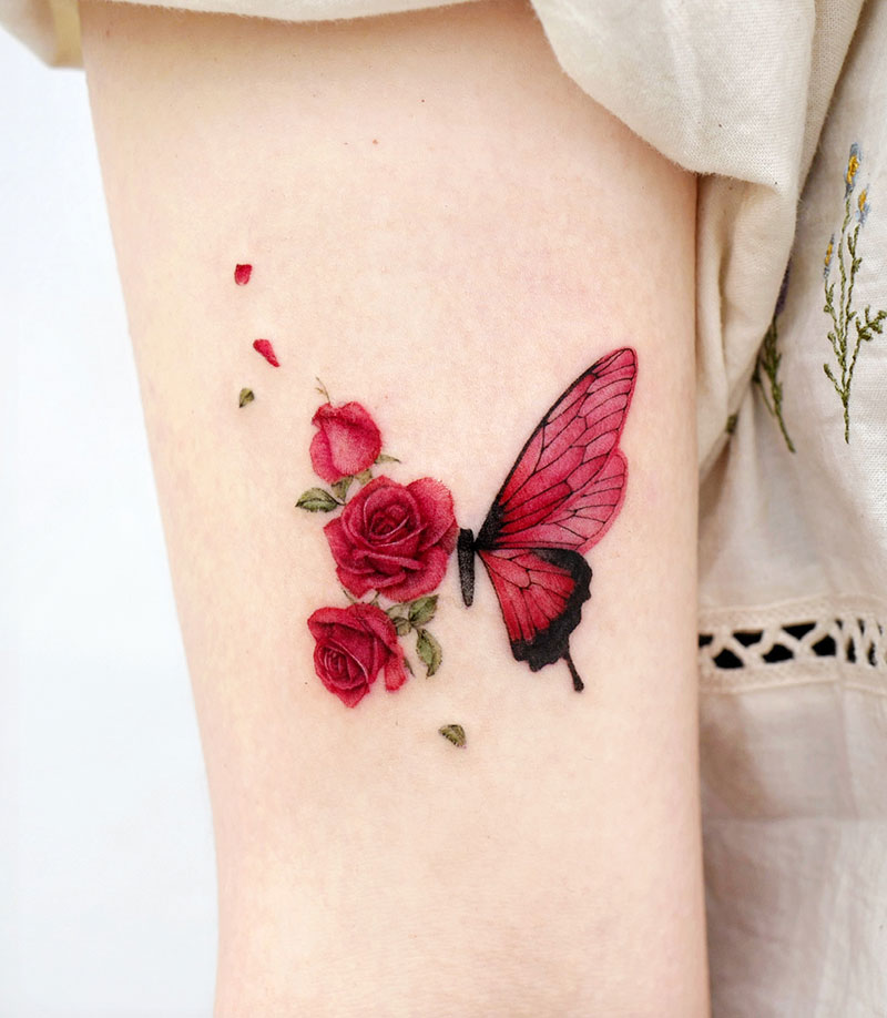 The Hidden Symbolism of Half Butterfly Half Flower Tattoos: Unveiling Its Meaning