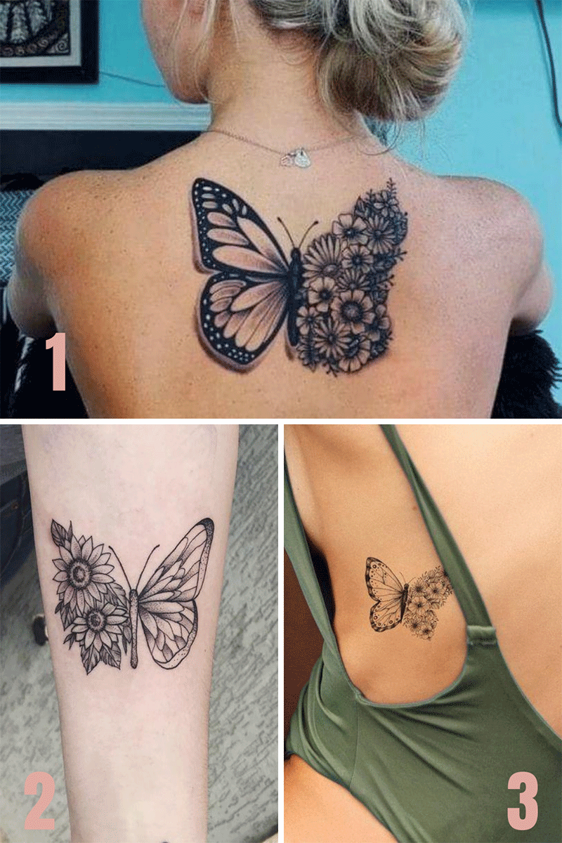 The Hidden Symbolism of Half Butterfly Half Flower Tattoos: Unveiling Its Meaning