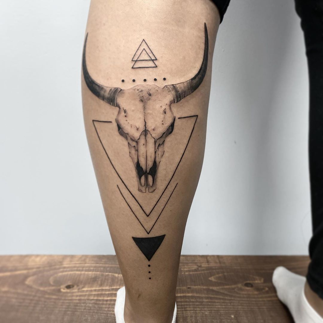 Bull horns tattoo meaning
