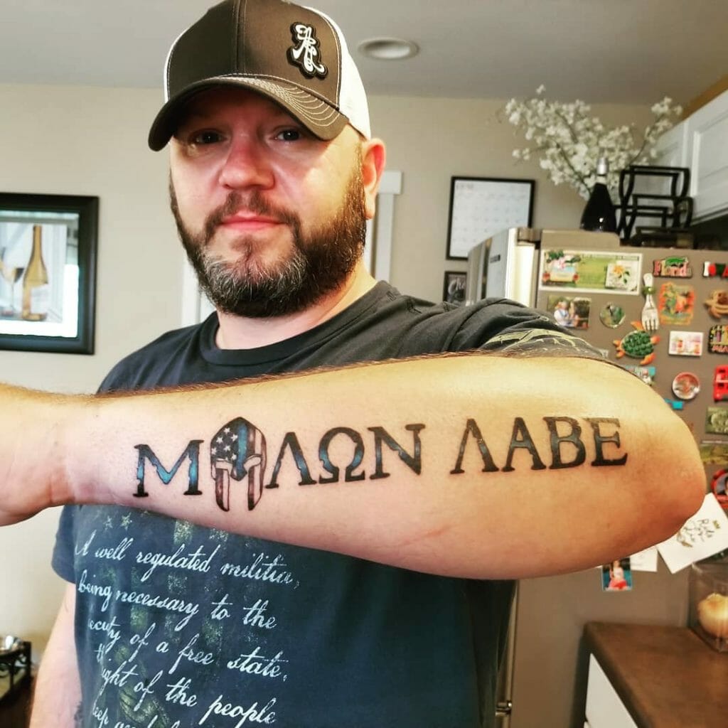 Molon Labe Tattoo Meaning: A Symbol of Courage and Defiance - Impeccable Nest