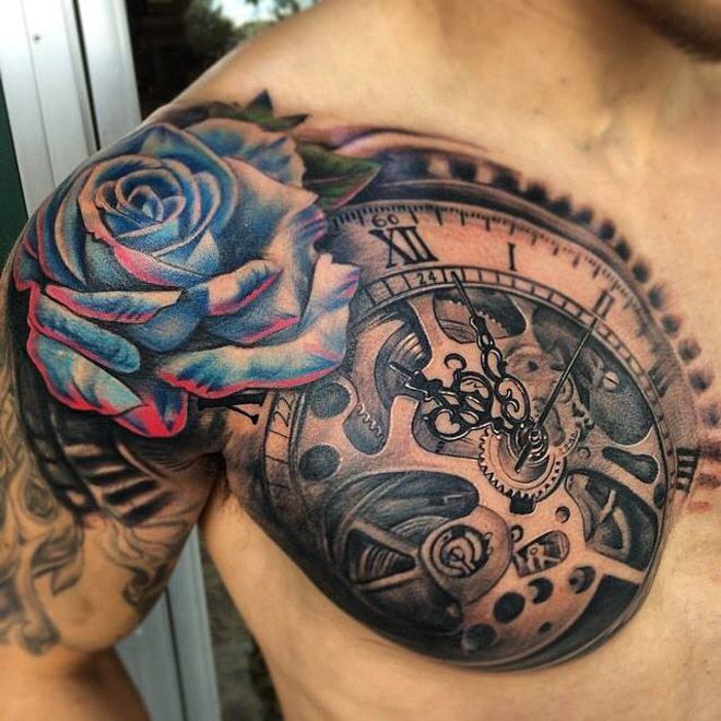 Rose and Clock Tattoo Meaning Symbolism and Significance Explained