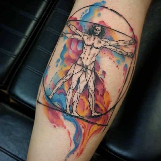 Vitruvian Man Tattoo Meaning The Symbolism Behind One of the Most Famous Tattoos in the World