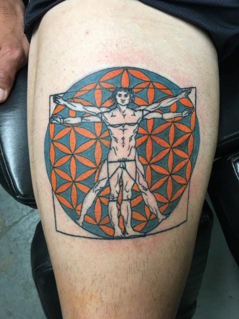 Vitruvian Man Tattoo Meaning The Symbolism Behind One of the Most Famous Tattoos in the World