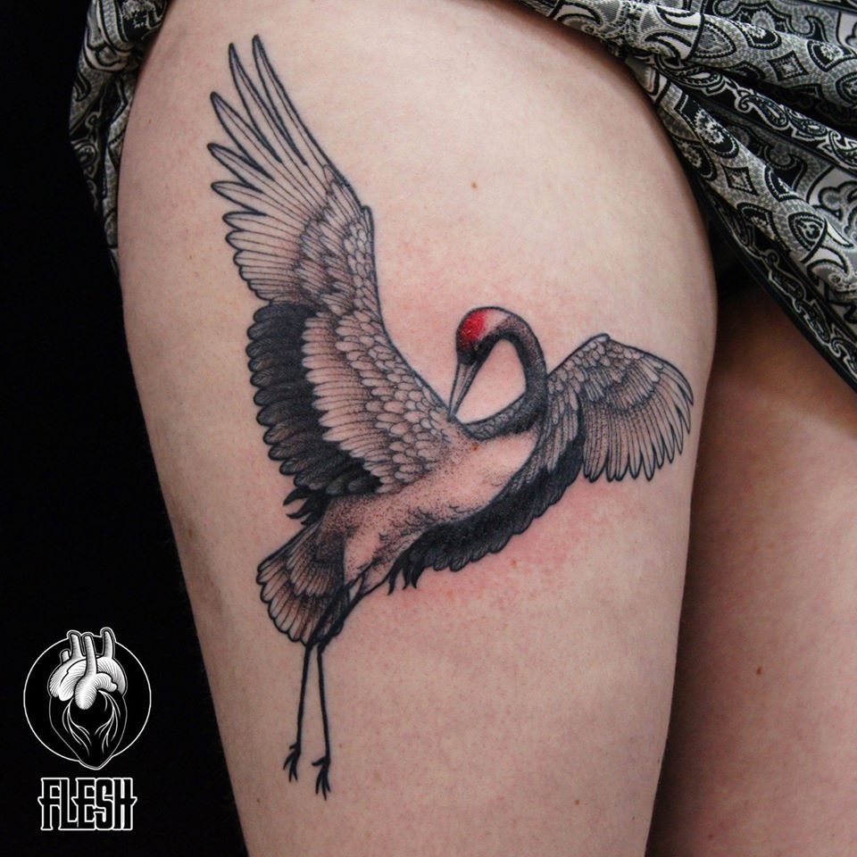 Unveiling the Secrets: Crane Tattoos Meaning Explored