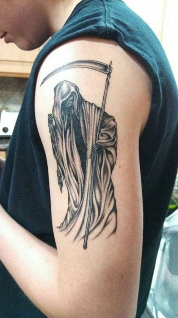 The Meaning of Grim Reaper Tattoos : Embracing Mortality with Art