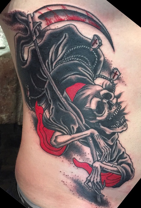 The Meaning of Grim Reaper Tattoos : Embracing Mortality with Art