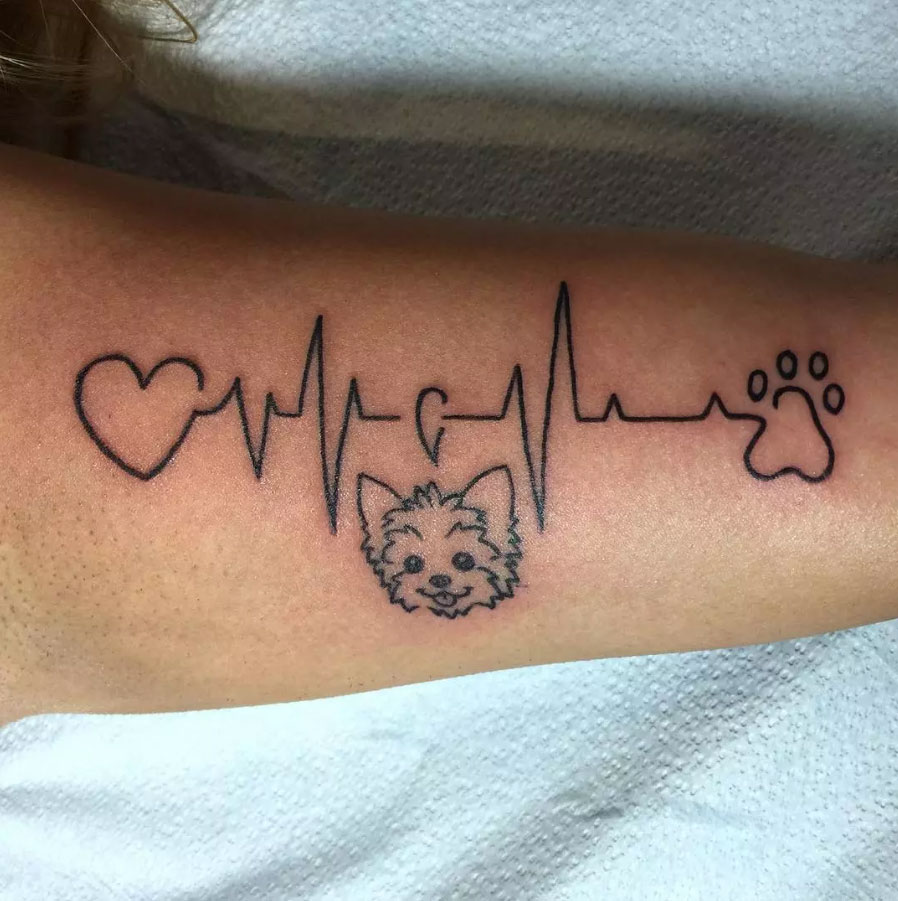 Heartbeat Tattoos Meaning : A Symbol of Life and Love