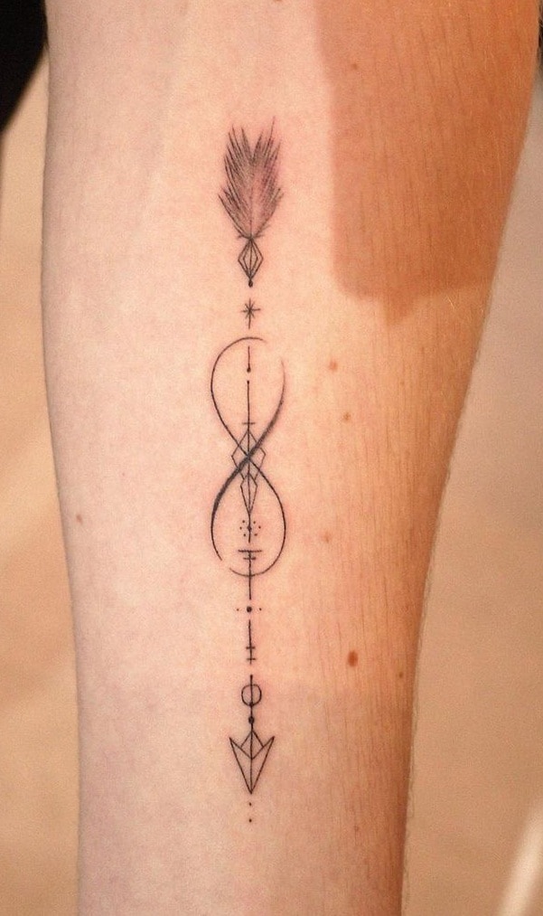 Infinity Arrow Tattoo Meaning A Symbol of Perpetual Progression