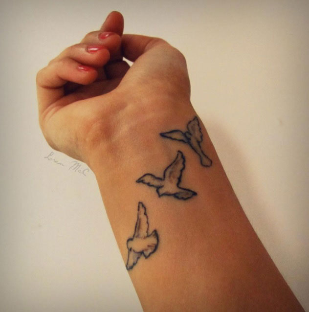 Three dove tattoo meaning