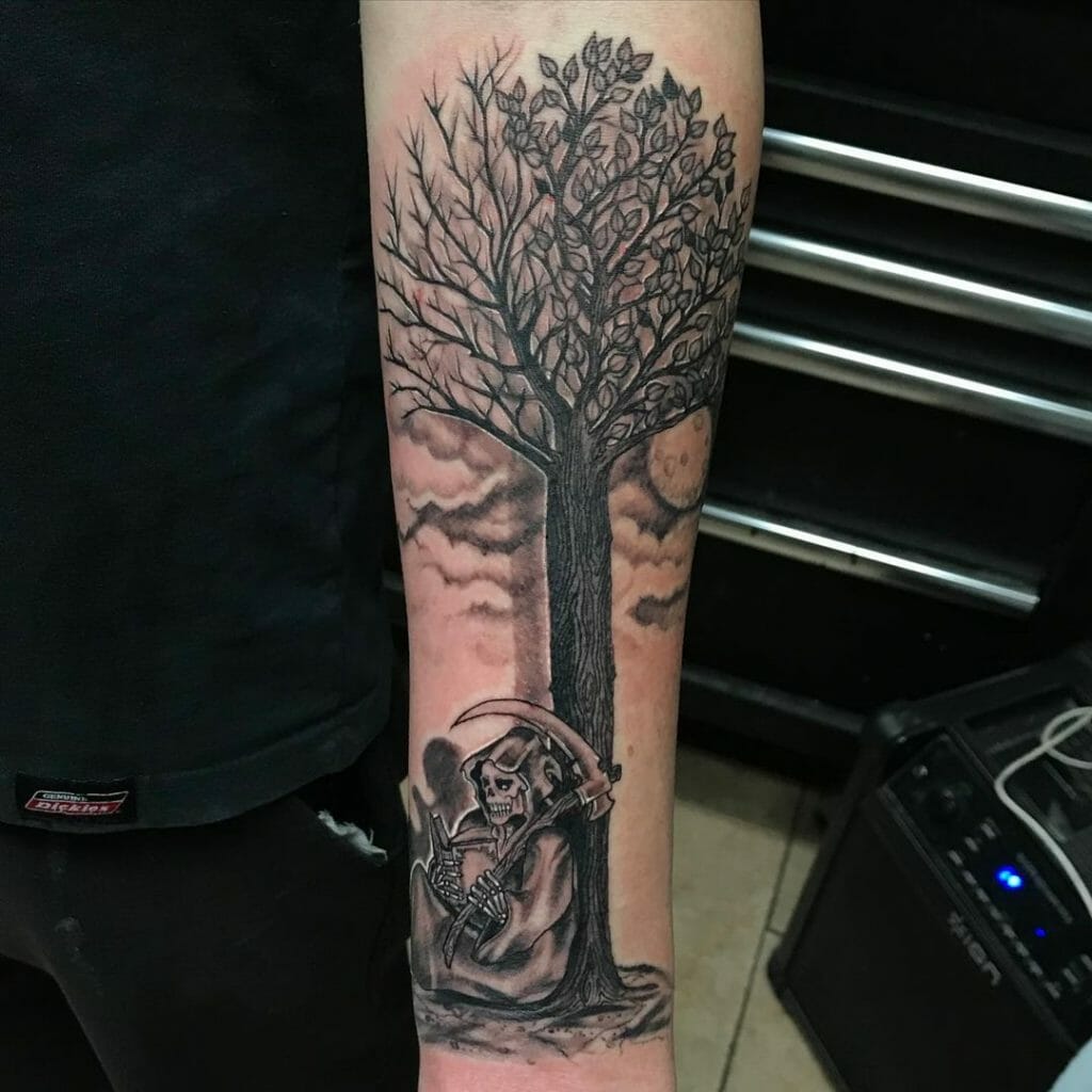 The Meaning of Dead Tree Tattoo: A Symbol of Resilience and Renewaal - Impeccable Nest