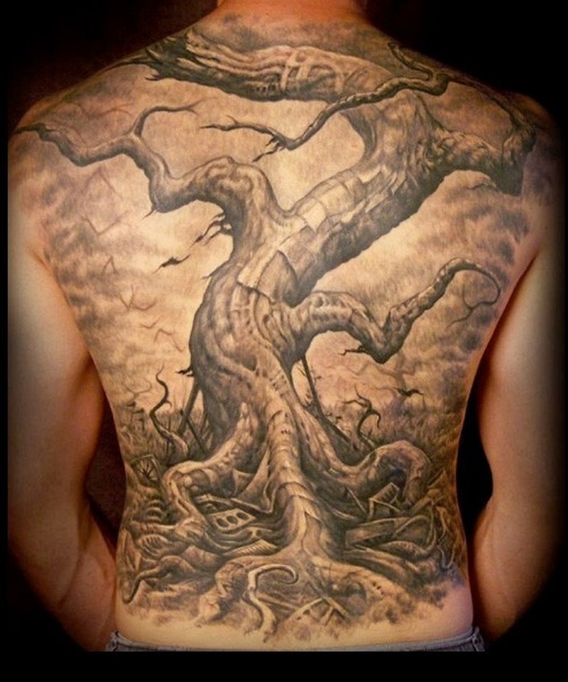 The Meaning of Dead Tree Tattoo A Symbol of Resilience and Renewal