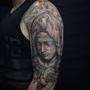 Unveiling the Secrets of Virgin Mary Tattoo Meaning: Symbolism, History, and Significance