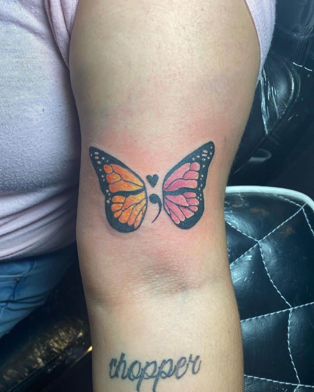 Semicolon Butterfly Tattoo Meaning: A Symbol of Resilience and Transformation