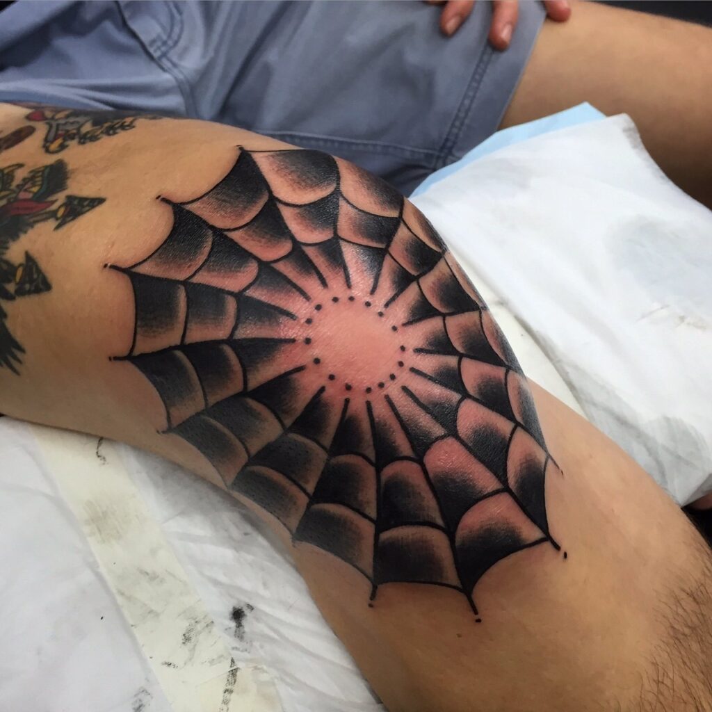 What Does a Spider Web Tattoo on the Knee Mean? Unraveling the Symbolism