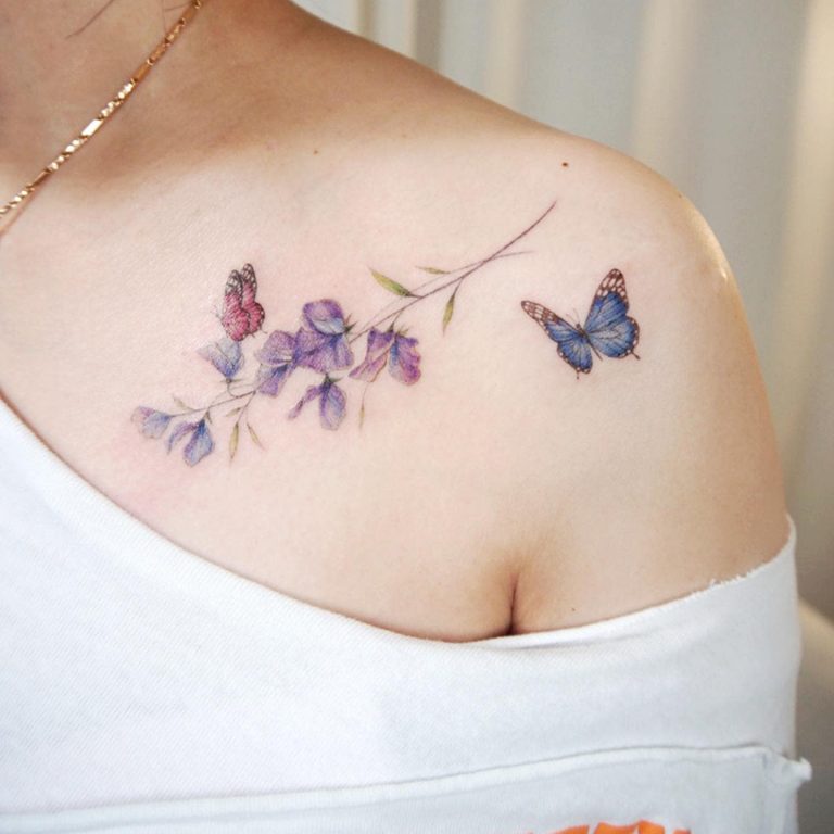 Sweet Pea Flower Tattoo Meaning: Unveiling the Symbolism of this Beautiful Blossom