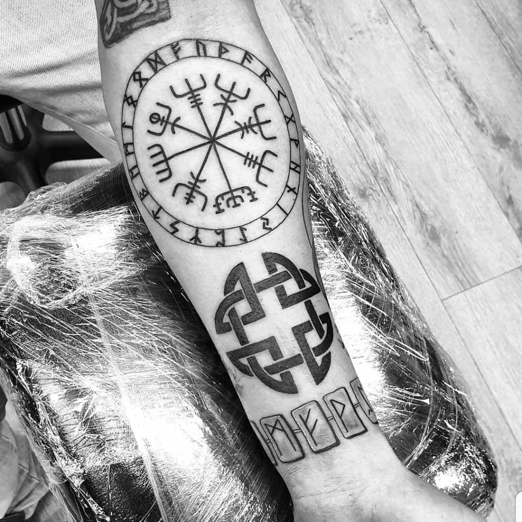 Viking Compass Tattoo Meaning: Finding Direction and Strength