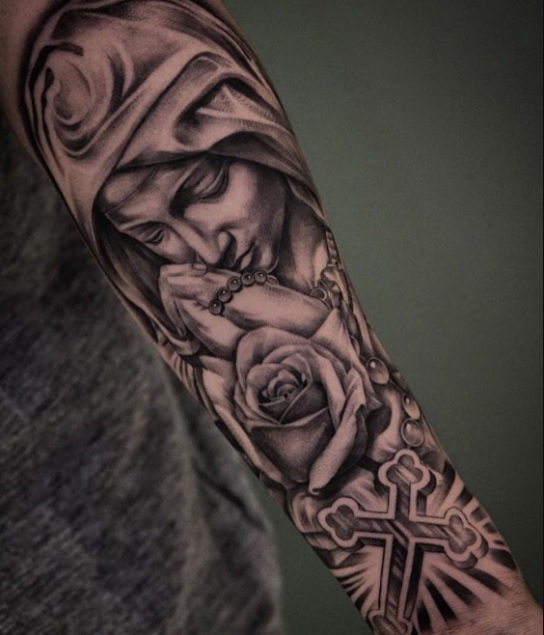 Unveiling the Secrets of Virgin Mary Tattoo Meaning: Symbolism, History, and Significance
