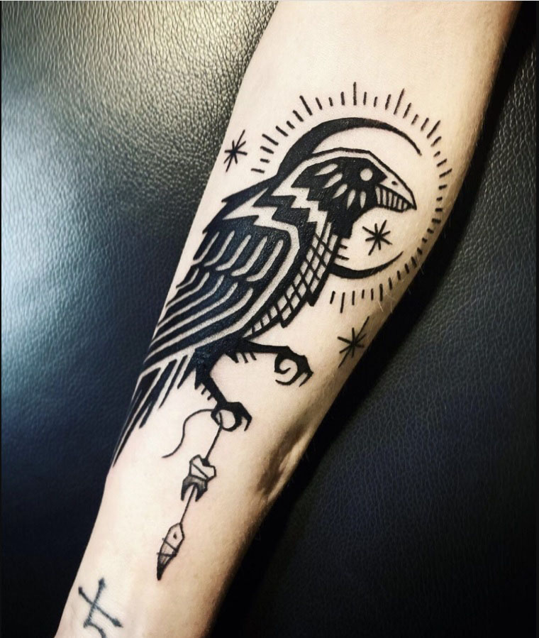 crow-tattoo-Crow Tattoo Meaning: Exploring the Rich Meanings Infused into Body Inkmeaning-2