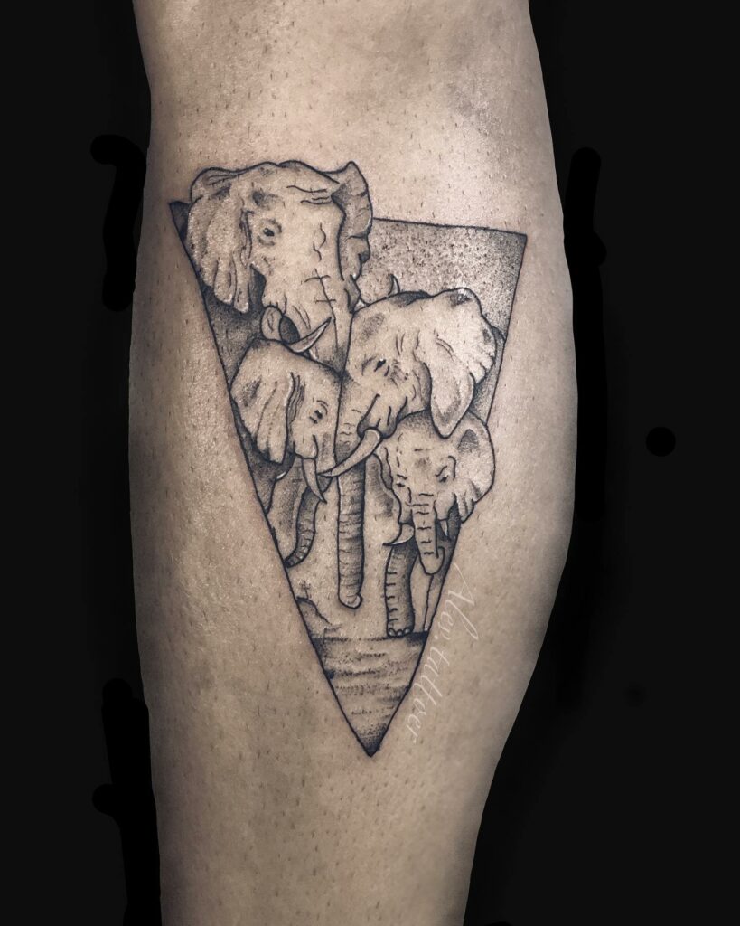 Elephant Family Tattoo Meaning and Ideas A Guide to Symbolism and Creativity