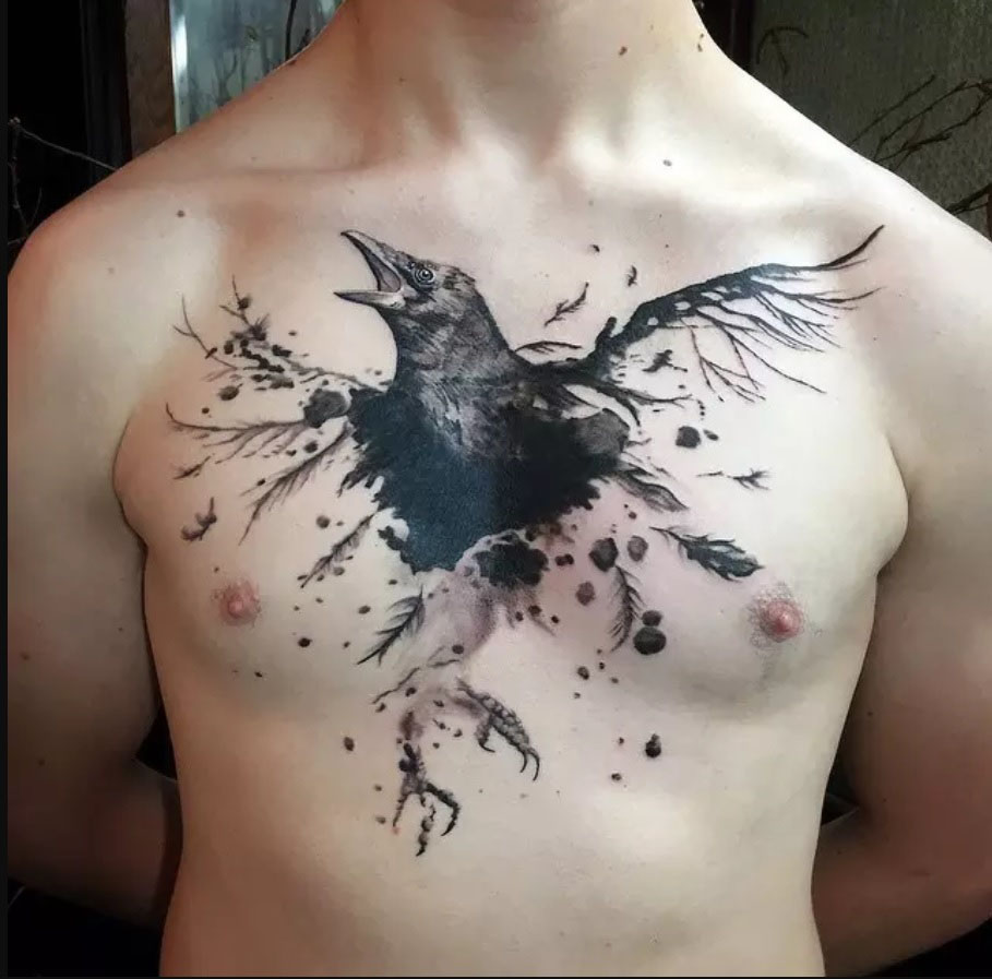 Meaning of Raven Tattoo: A Symbolic Journey into Power and Spirituality