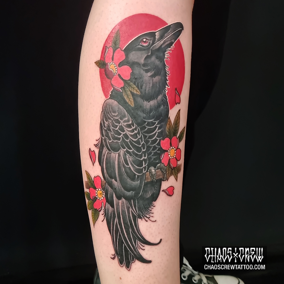 Meaning of Raven Tattoo: A Symbolic Journey into Power and Spirituality 