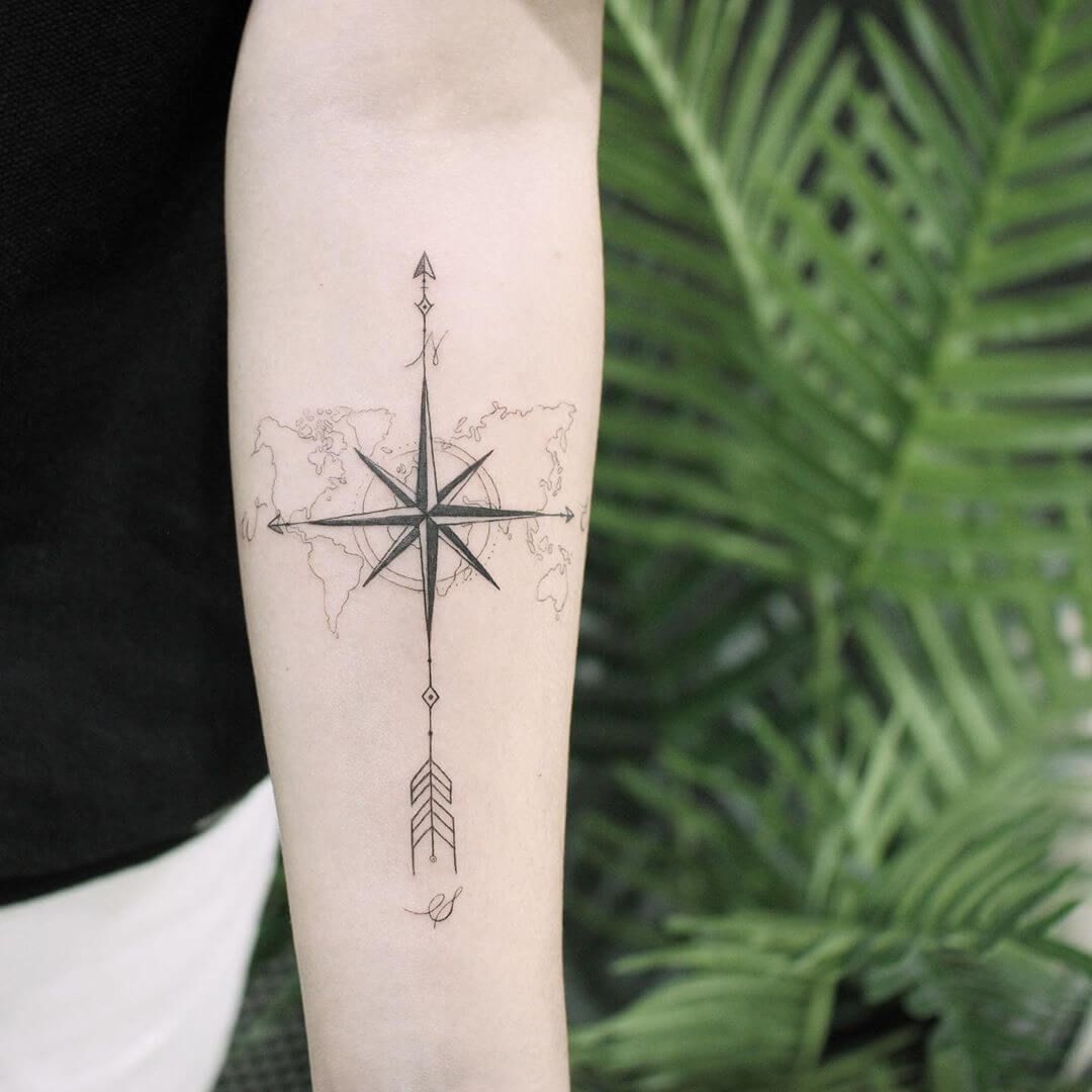 North Star Tattoo Meaning and Design A Guide to Navigating Your Tattoo Journey - Impeccable Nest