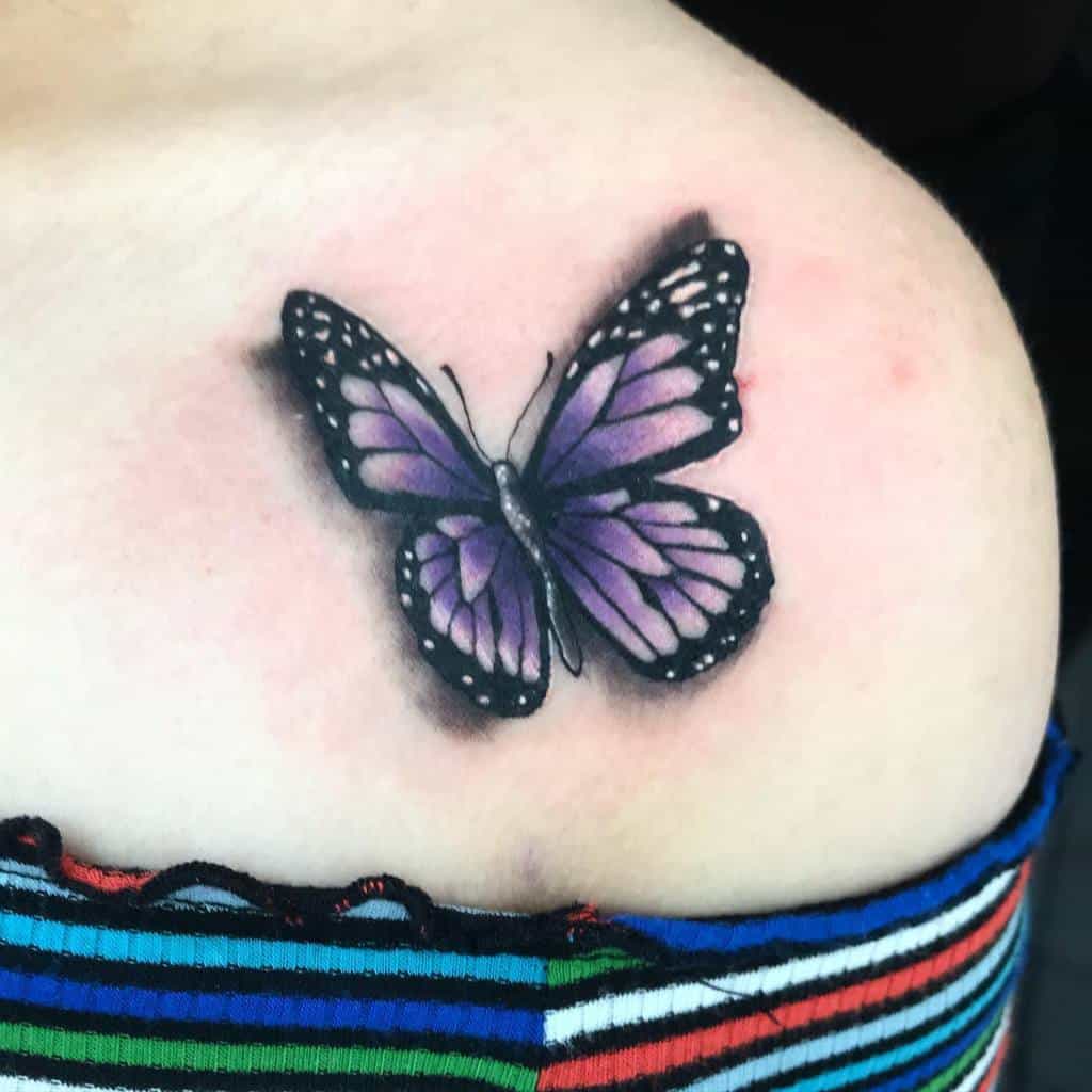 Purple Butterfly Tattoo Meaning and Designs Symbolism, Ideas, and Inspiration