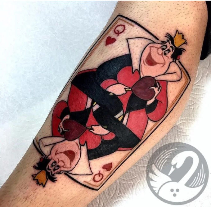 Queen Of Hearts Tattoo Meaning Unraveling The Stories Behind Symbolic 