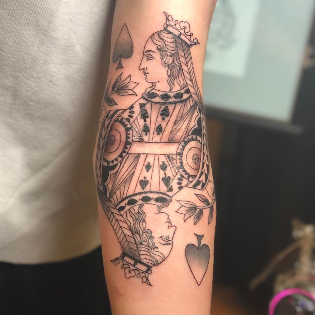 Queen of Spades Tattoo Meanings: Unveiling the Power and Mystery