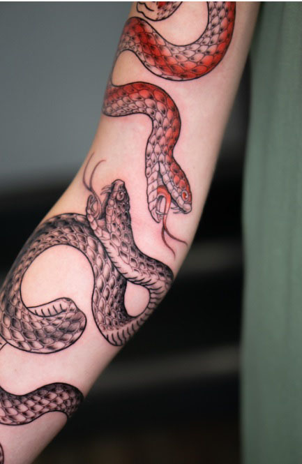 reptile scale tattoos