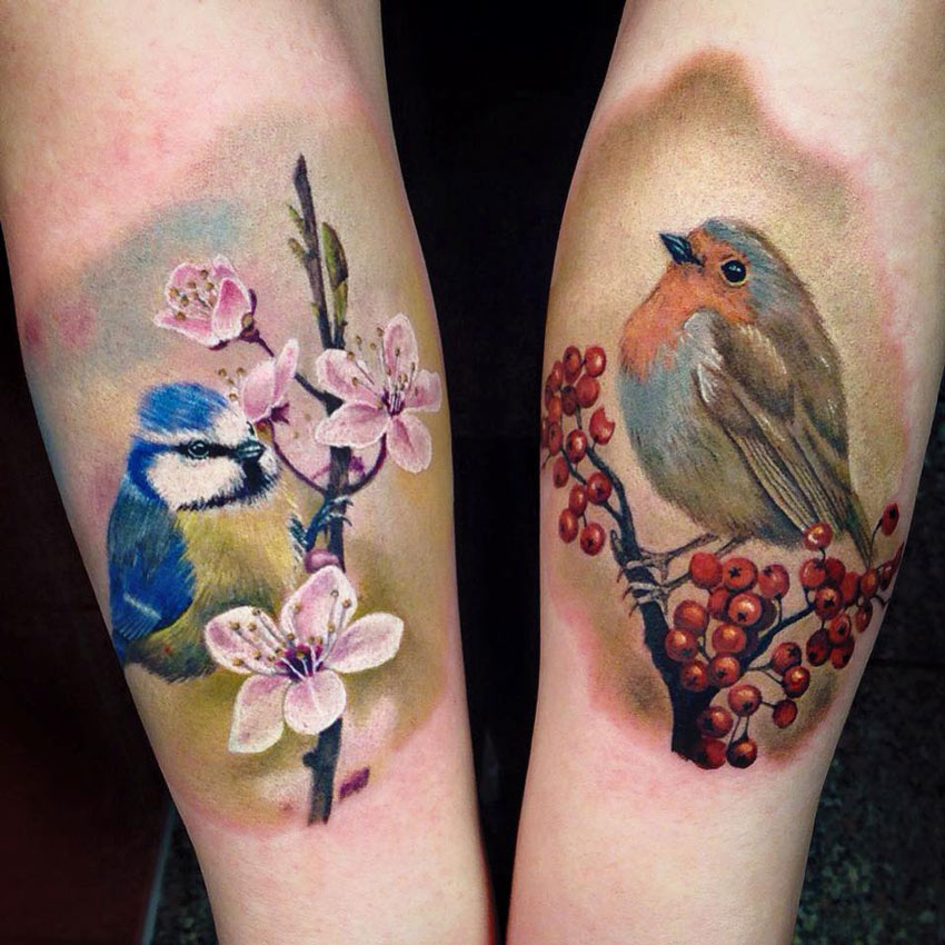 Robin Tattoo Meaning and Designs Depicting Joy, Hope, and Renewal