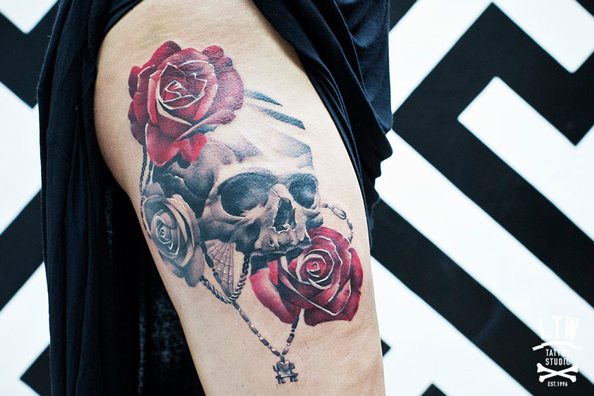 Rose Skull Tattoo Meaning: A Symbolic Journey into Power and Spirituality