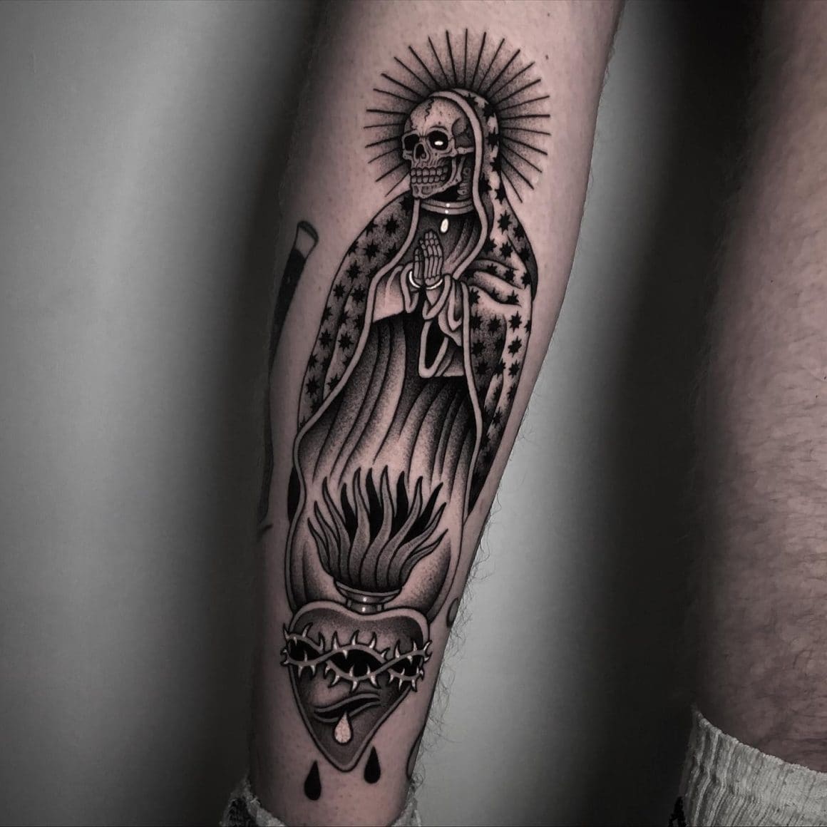 Santa Muerte Tattoo Meaning: Unraveling the Stories Behind Symbolic ...