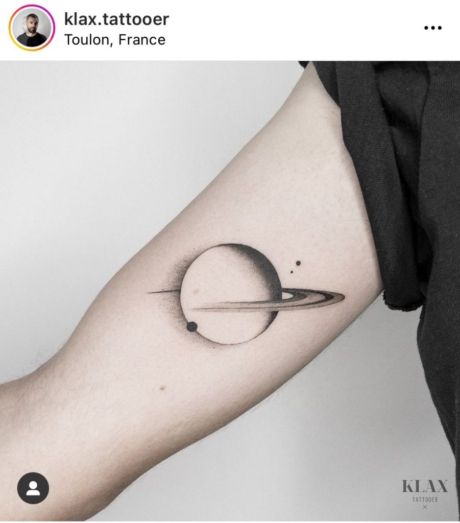 Saturn tattoo designs
