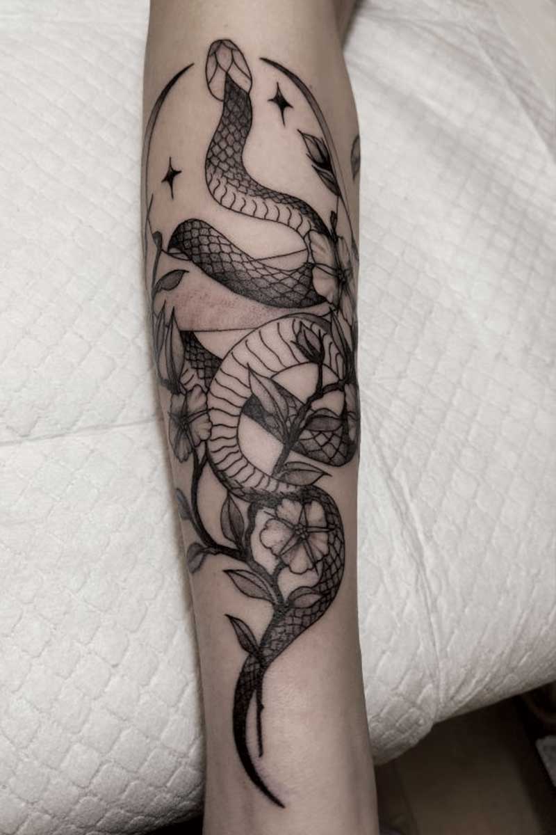 Snake and Moon Tattoo Meaning: The Deeper Meanings Behind Popular Tattoo Designs