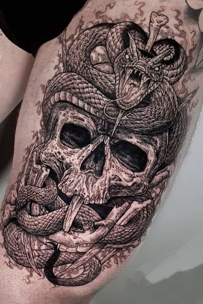 Snake and Skull Tattoo Meaning: Personal Stories and Symbolism Behind Body Art - Impeccable Nest
