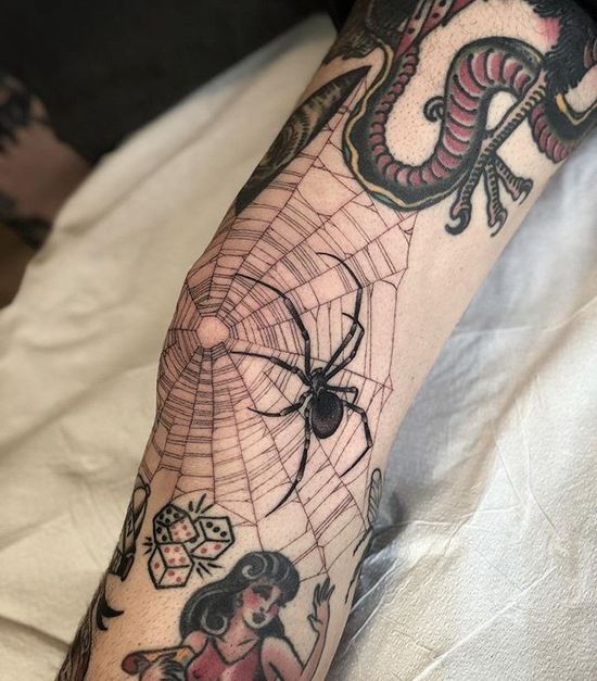 Spider Web Elbow Tattoo Meaning: Exploring the Rich Meanings Infused into Body Ink