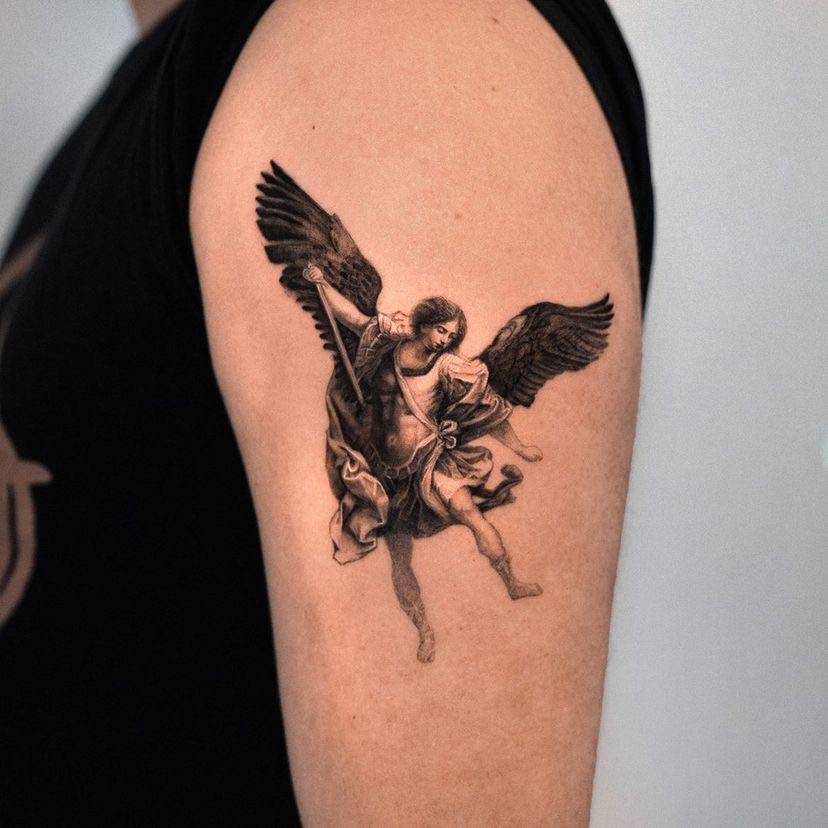St. Michael Tattoo Meaning: Unveiling the Symbolic Meaning of the Archangel's Inked Art