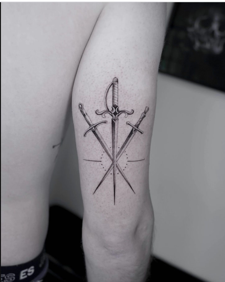 Three Swords Tattoo Meaning: A Symbol of Strength, Courage, and Honor - Impeccable Nest