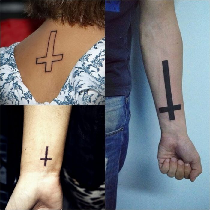 inverted cross tattoo tumblr