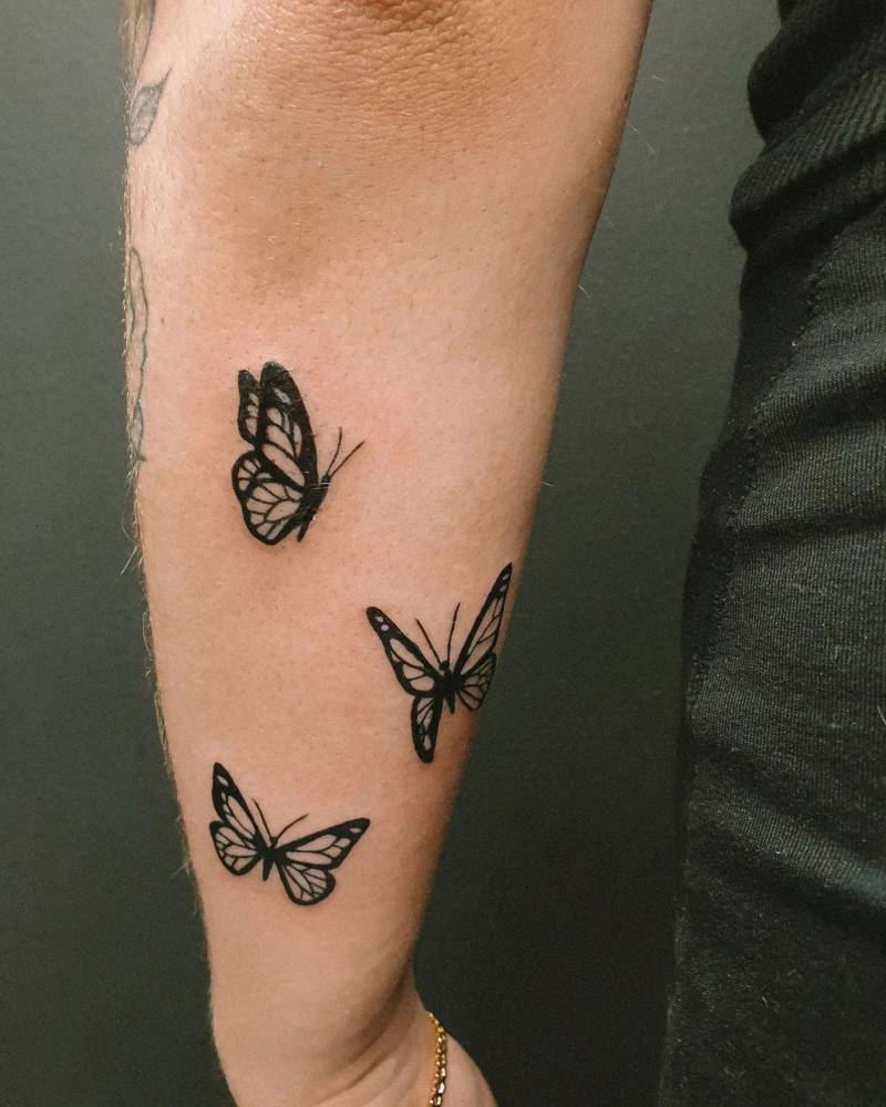 3 Butterfly Tattoo Meaning: